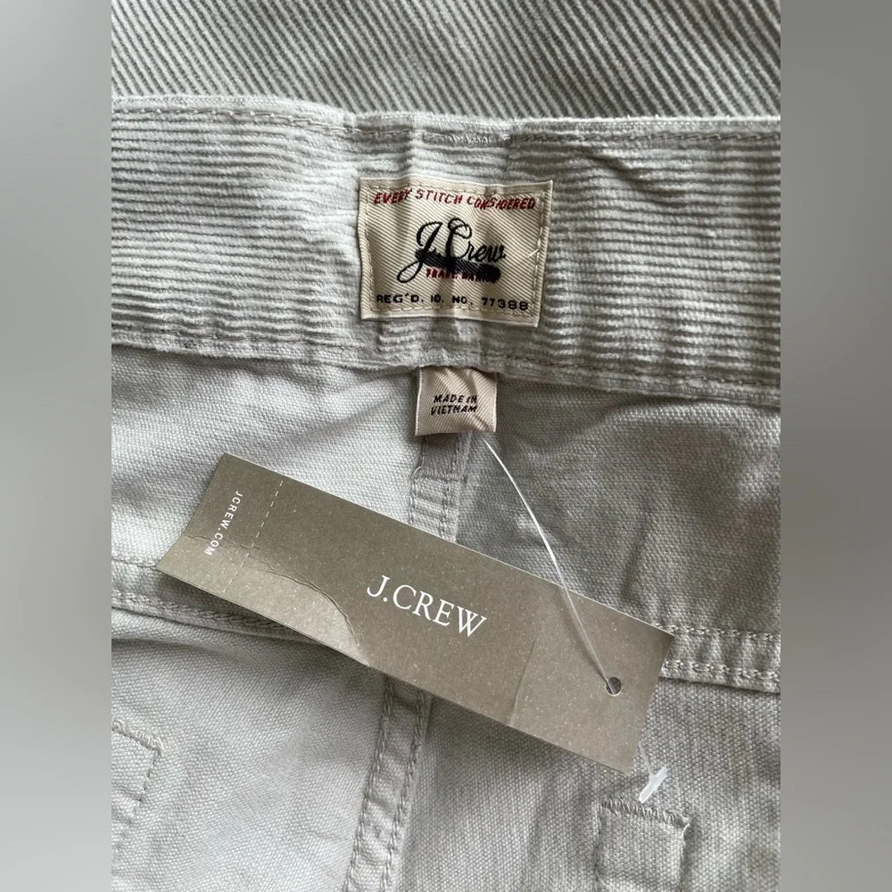 New J.Crew 770 Men Suede Gray Pants Size 34x30